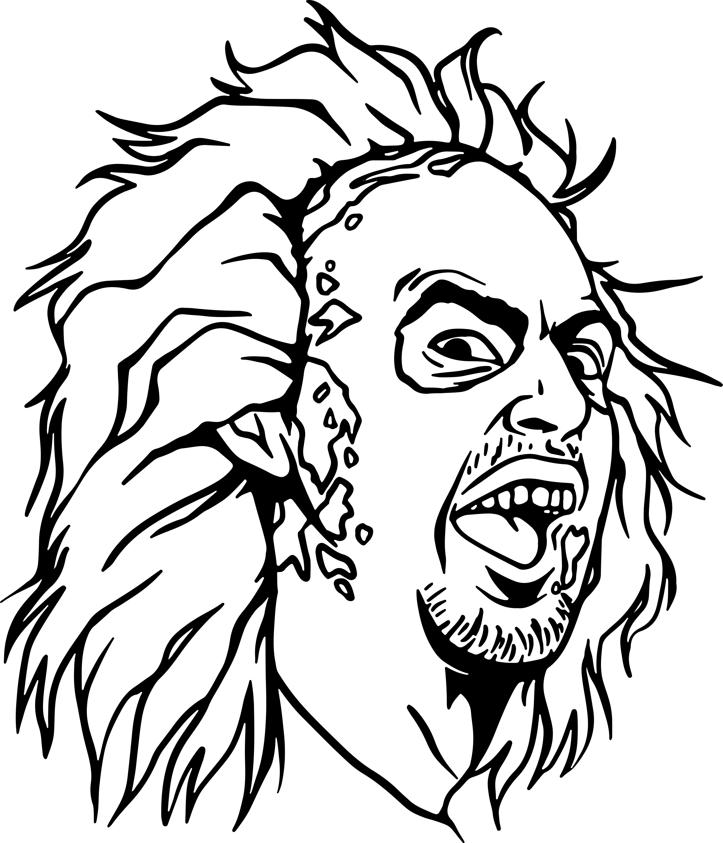 Beetlejuice 11 Engraving Svg Design Free Vectors